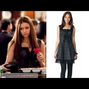 Anna Sui Jacquard Dress Sz 1 ASO Elena Gilbert